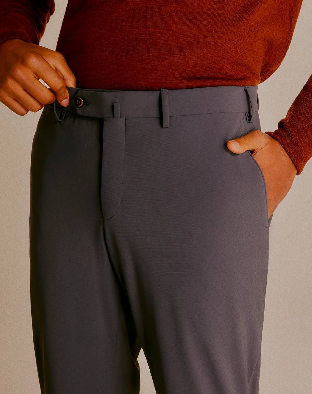 Pt Torino Pantaloni Slim in tessuto organico stretch Vendita Calda