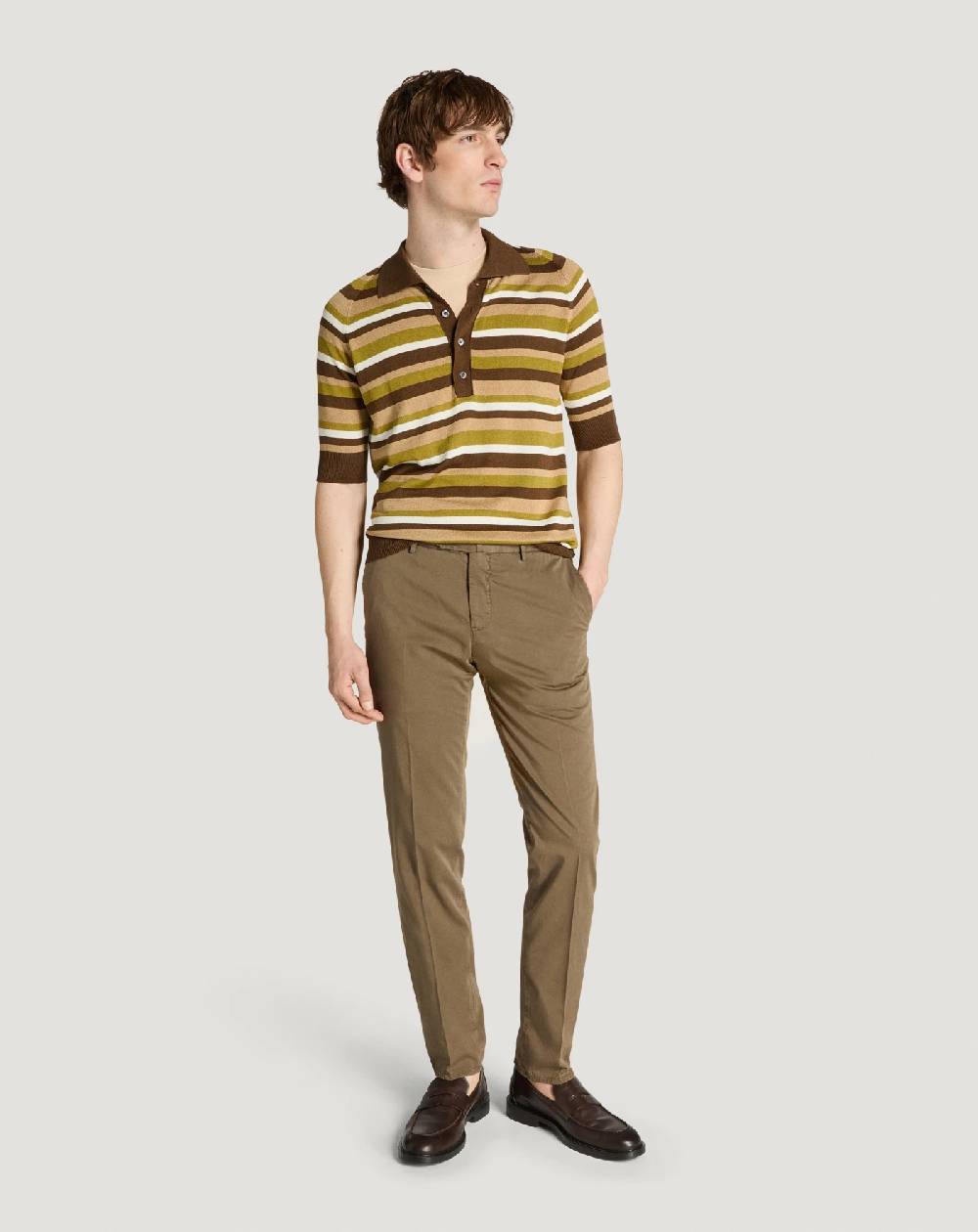 Pt Torino Pantaloni Slim in silkochino Vendite Flash