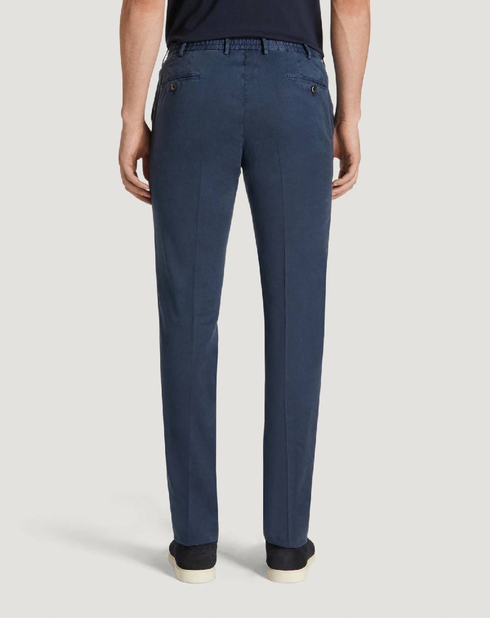 Pt Torino Pantaloni Slim in lino stretch délavé Negozio