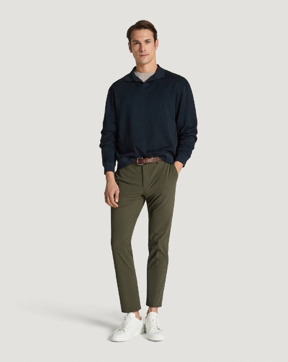 Pt Torino Pantaloni Slim in tessuto organico stretch 2025