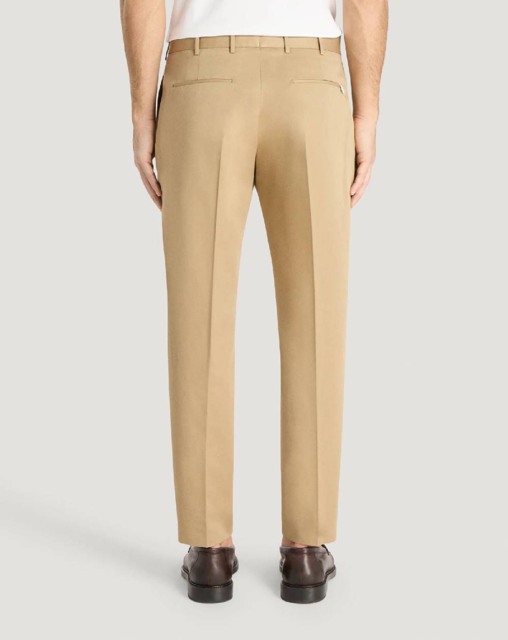 Pt Torino Pantaloni Rebel in gabardina di cotone e lino Italy