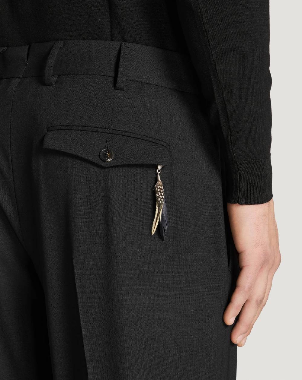 Pt Torino Pantaloni Rebel in lana tropical Shopping Online