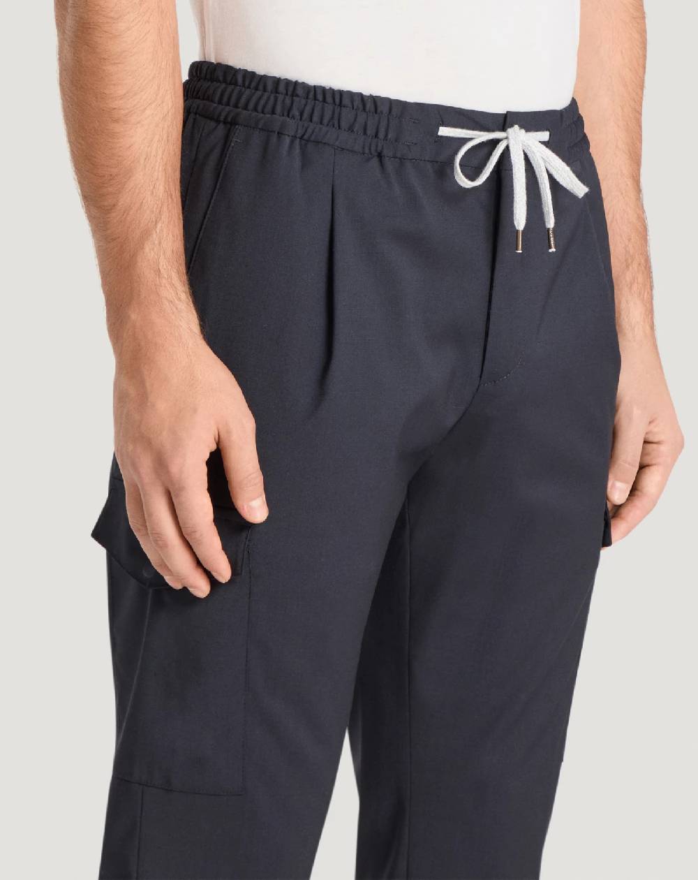Pt Torino Pantaloni Soft in techno lana Sottocosto