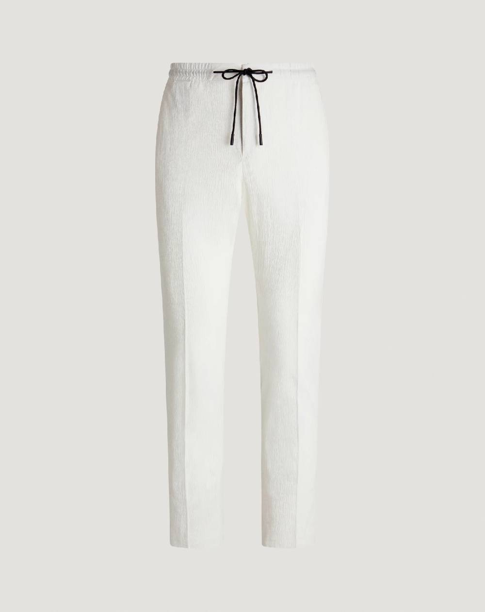 Pt Torino Pantaloni Omega in cotone seersucker