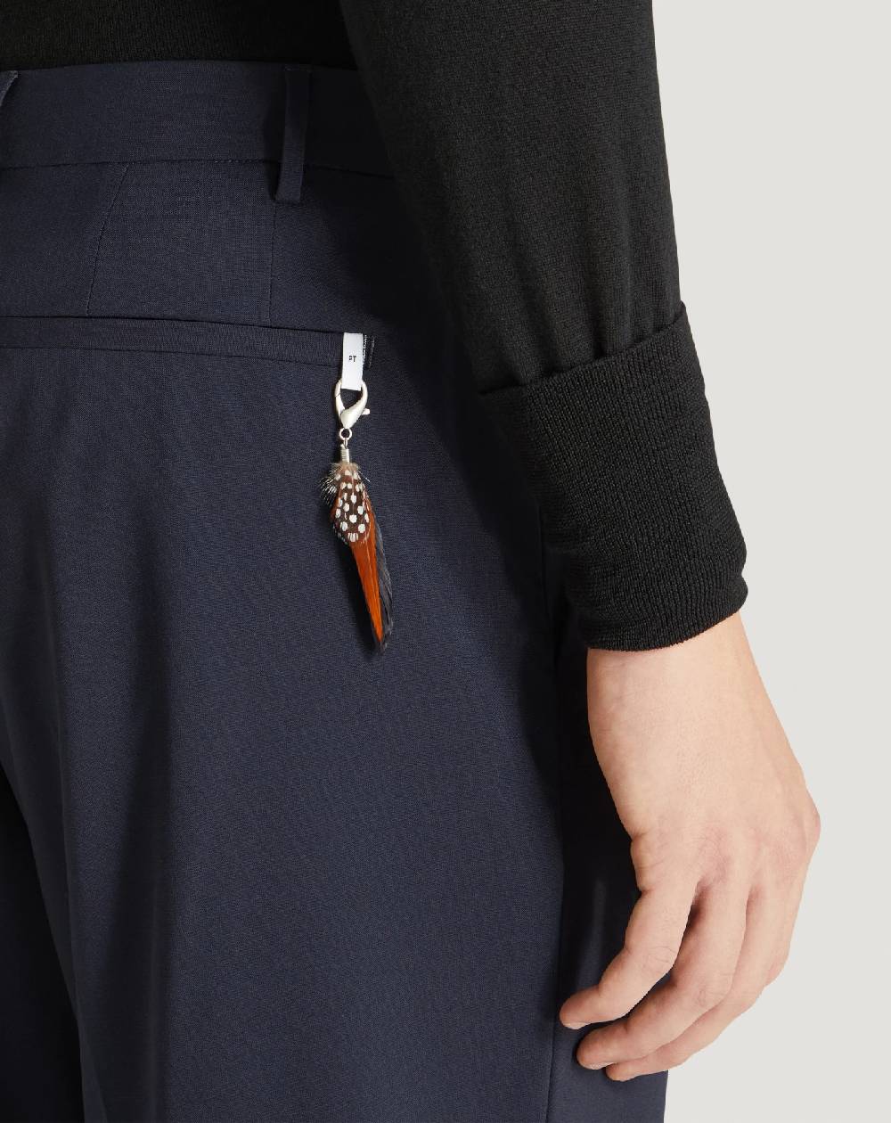 Pt Torino Pantaloni Diciannove in lana Saldi Di Fabbrica