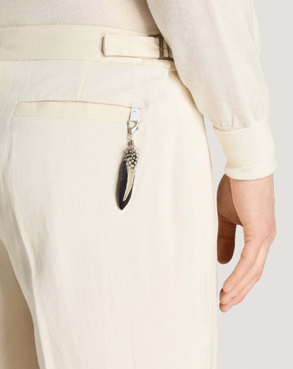 Pt Torino Pantaloni Sedici in bull di cotone e lino Vendite Flash