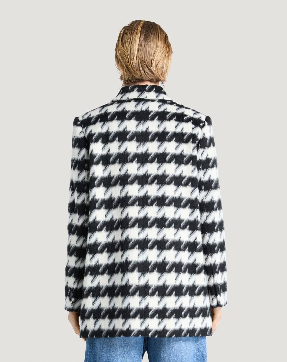 Pt Torino Cappotto in velour pied-de-poule Negozio