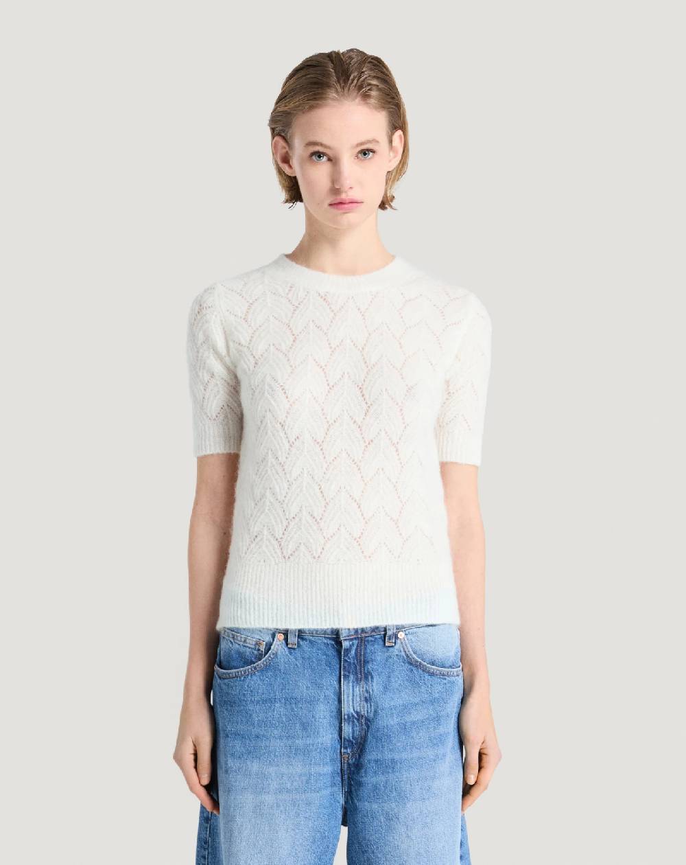 Pt Torino Maglia in mohair e lana In Saldo