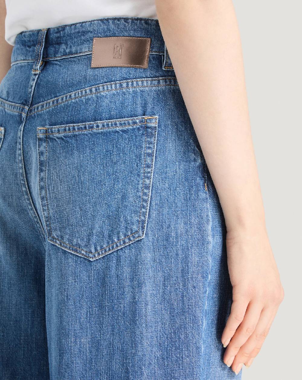 Pt Torino Jeans Miley in denim di cotone Nuova