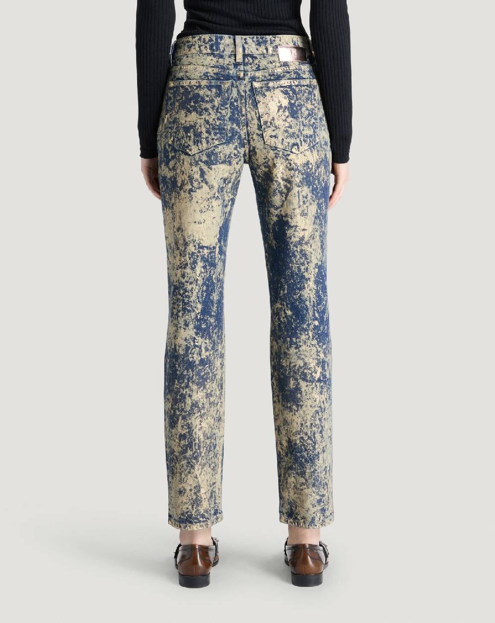 Pt Torino Jeans Alanis in denim di cotone 2025