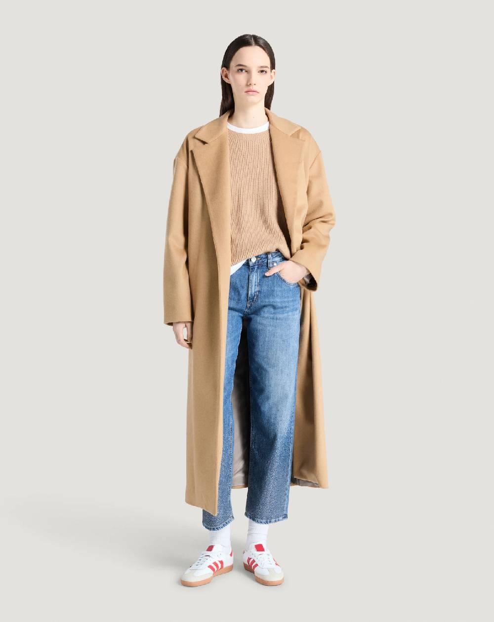 Pt Torino Cappotto in drap di lana e cachemire Italy