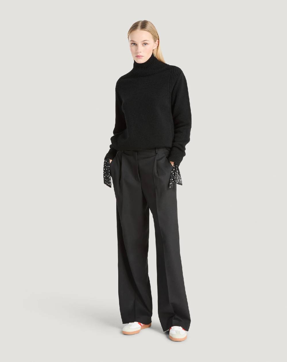 Pt Torino Pantaloni Isabel in lana stretch 50% di sconto per tempo limitato