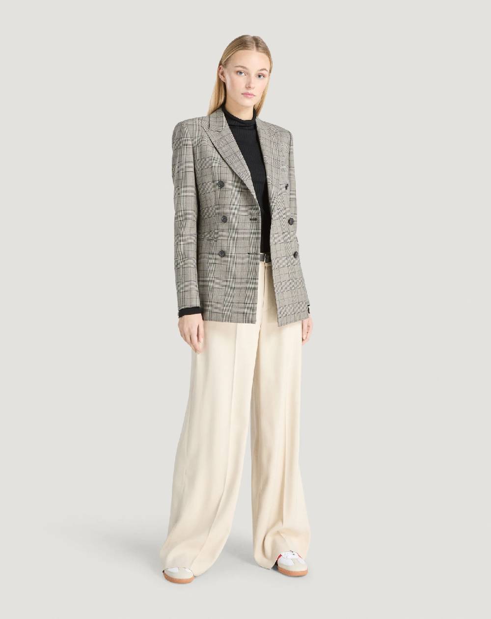 Pt Torino Blazer in lana check Qualità Garantita