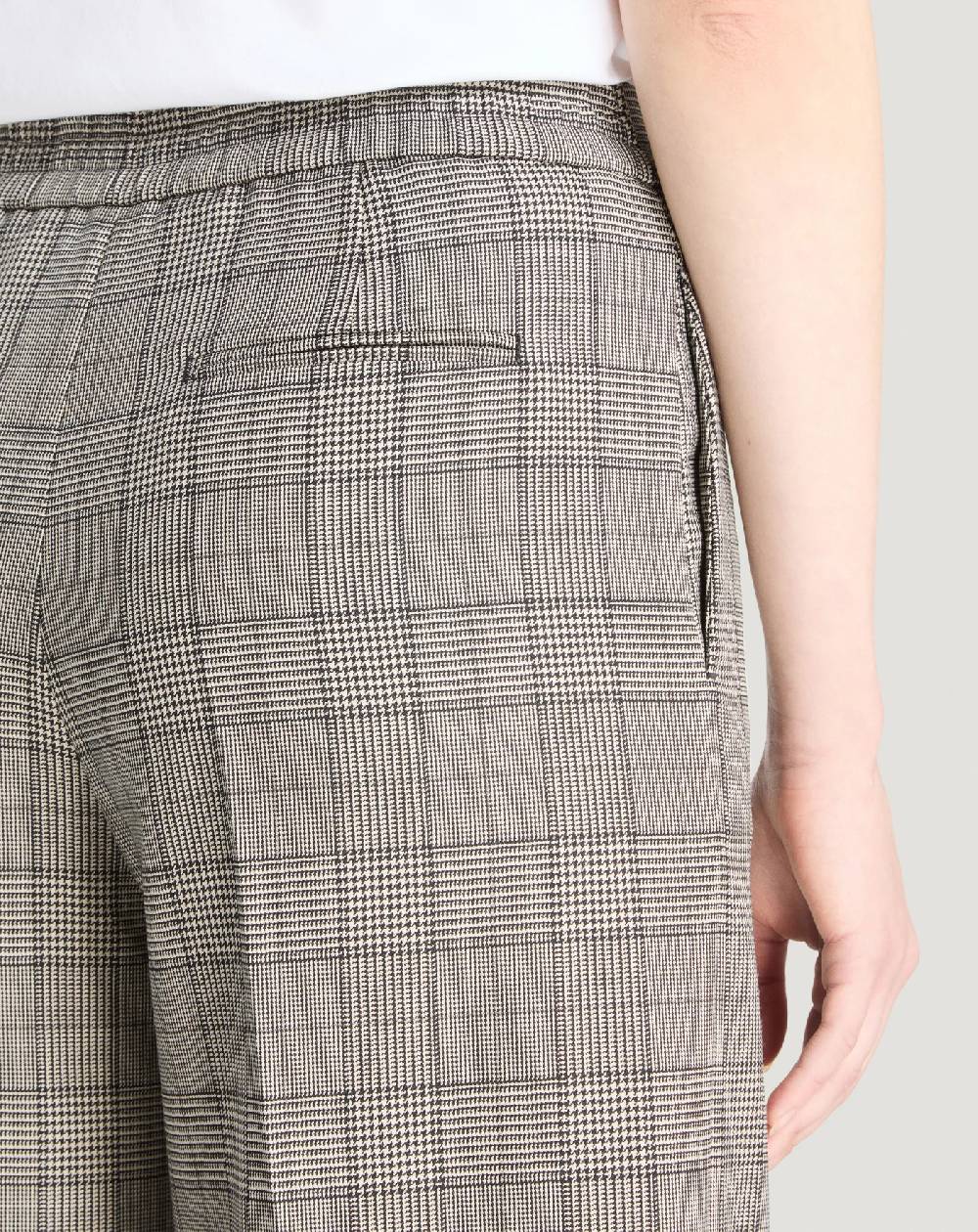 Pt Torino Pantaloni Lorenza in lana check Negozi Online