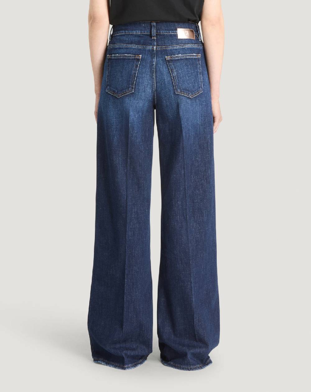 Pt Torino Jeans Cyndi in denim loose In Linea