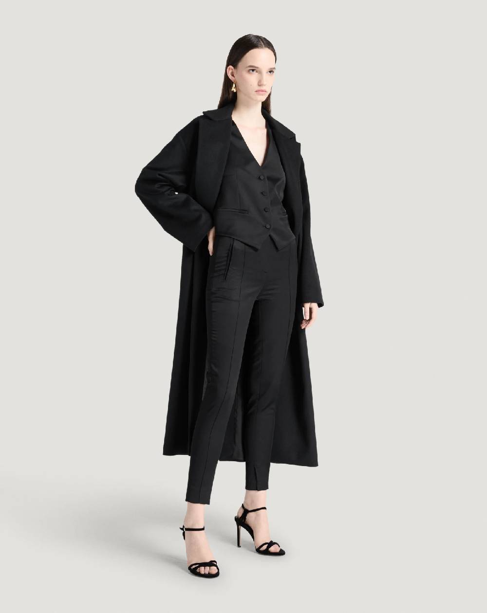 Pt Torino Pantaloni Frida in satin fluido Fino Al -60%