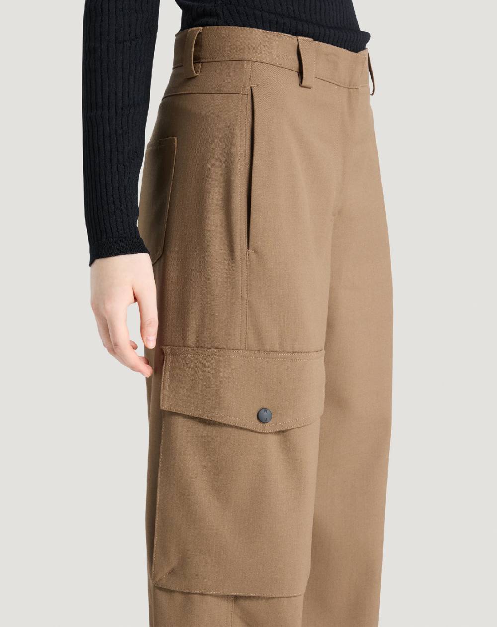 Pt Torino Pantaloni Giselle in tecno lana Vendita