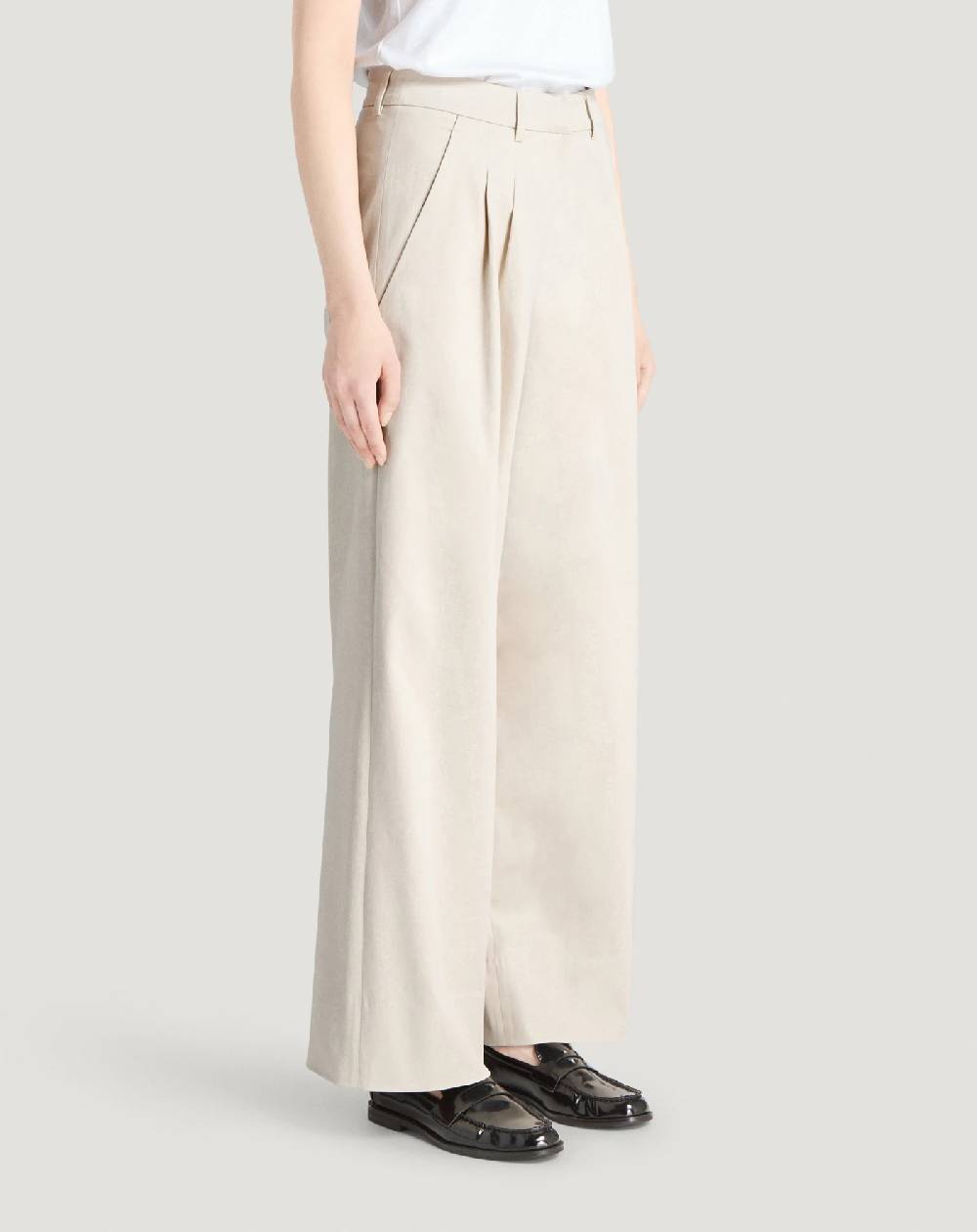 Pt Torino Pantaloni Frankie in twill Spedizione Gratuita