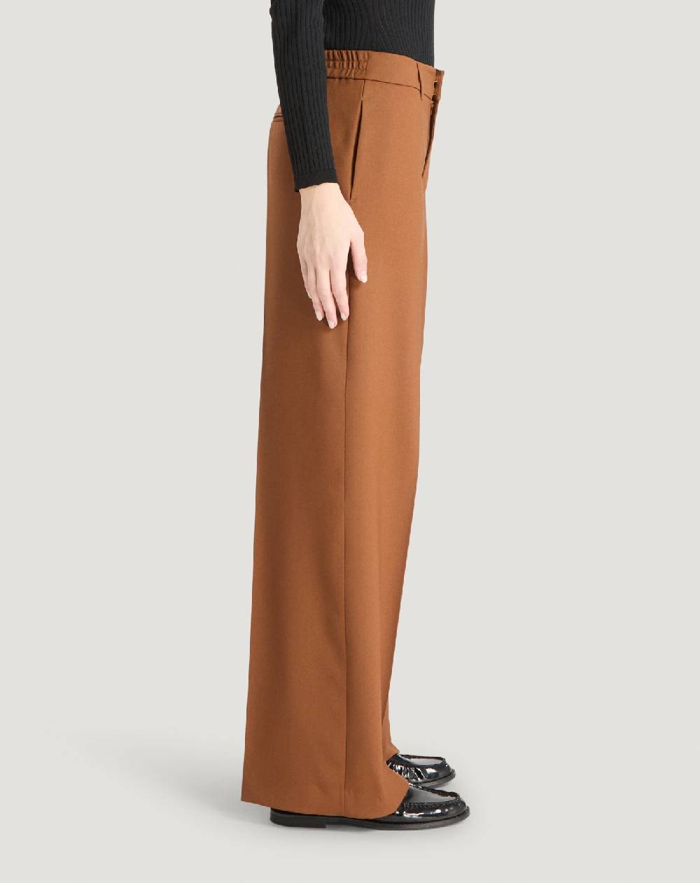 Pt Torino Pantaloni Lorenza in lana stretch Pezzi Unici
