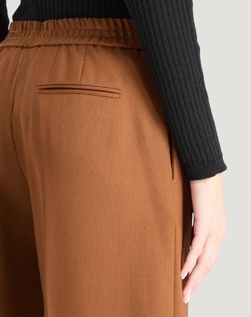 Pt Torino Pantaloni Lorenza in lana stretch Pezzi Unici