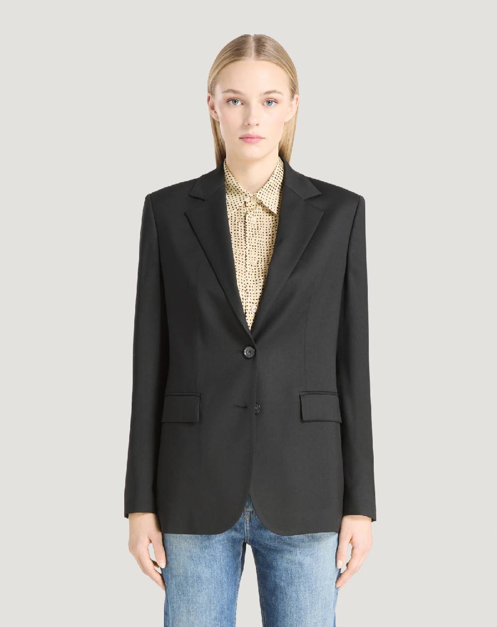 Pt Torino Blazer in twill di lana fluida Soddisfazione Garantita
