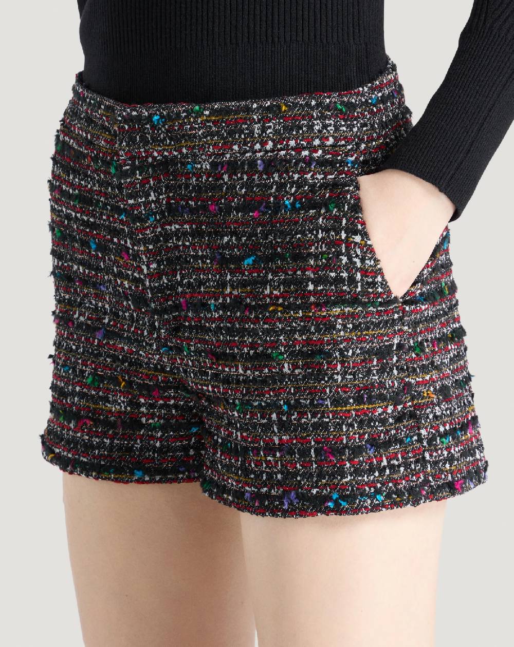 Pt Torino Shorts Julie in tweed multicolor Qualità Garantita