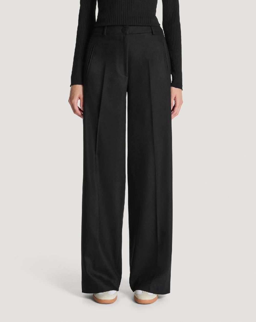 Pt Torino Pantaloni Alessandra in flanella Promozione Limitata
