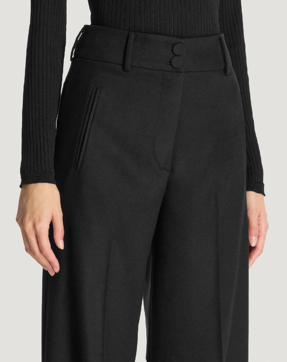 Pt Torino Pantaloni Alessandra in flanella Promozione Limitata