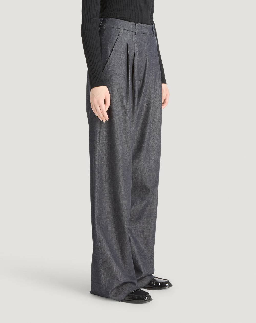 Pt Torino Jeans Frankie in denim di cotone e seta Outlet