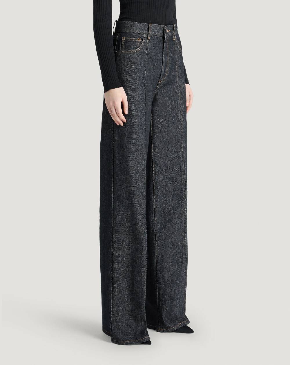 Pt Torino Jeans Cyndi in black denim Hotsell