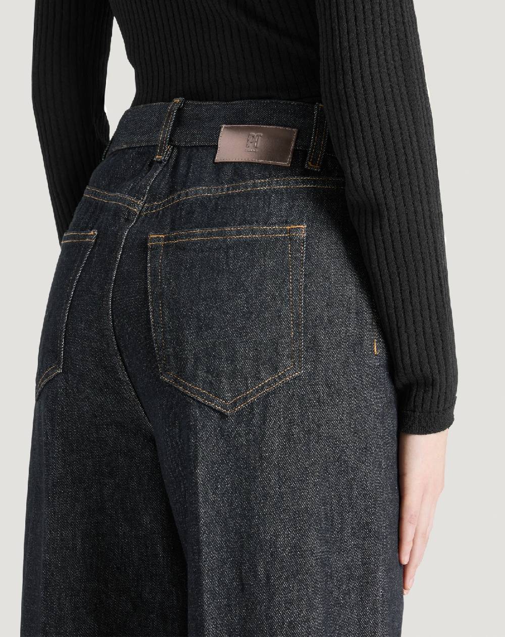 Pt Torino Jeans Cyndi in black denim Hotsell