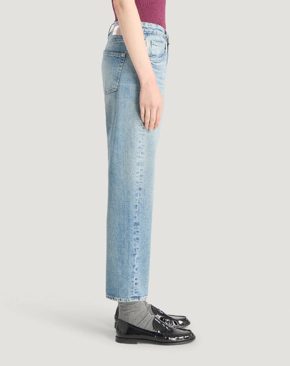 Pt Torino Jeans Tina in denim indigo di cotone Vendita Economica
