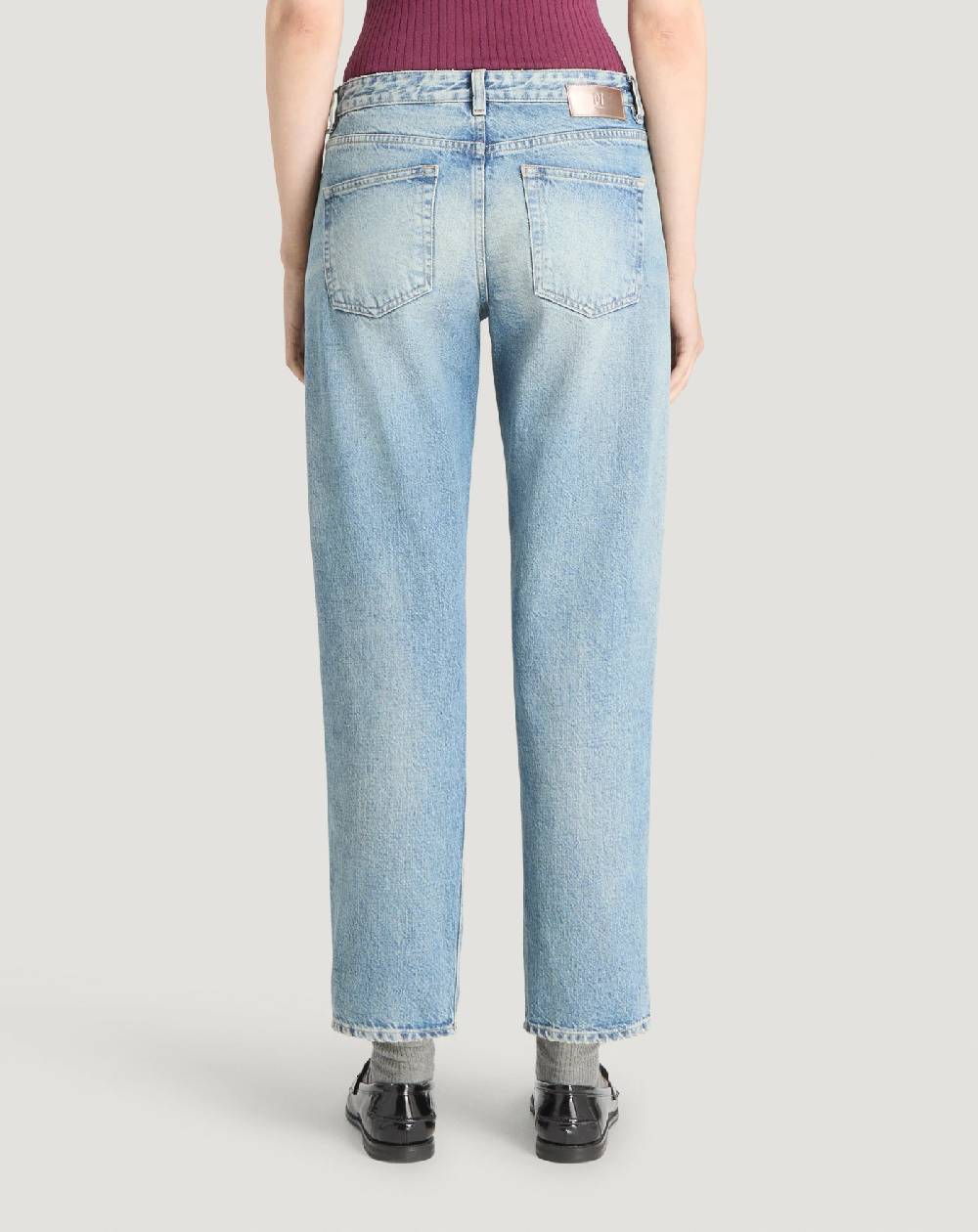 Pt Torino Jeans Tina in denim indigo di cotone Vendita Economica