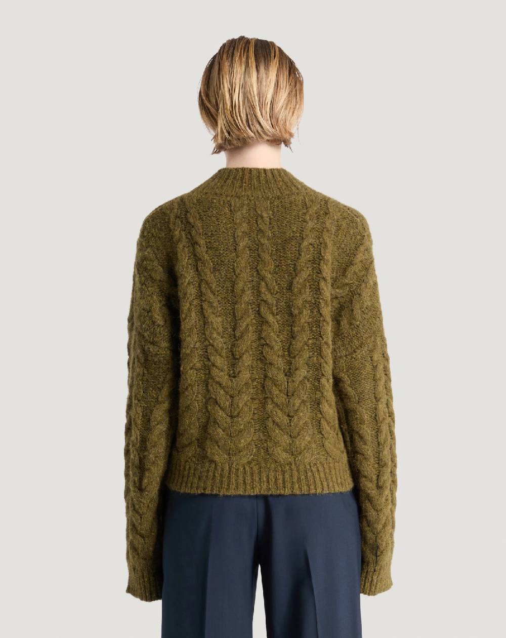 Pt Torino Maglia boxy in misto alpaca Negozio