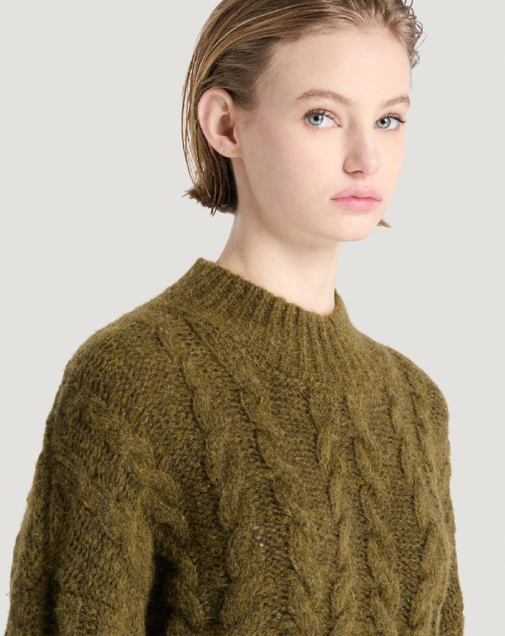 Pt Torino Maglia boxy in misto alpaca Negozio
