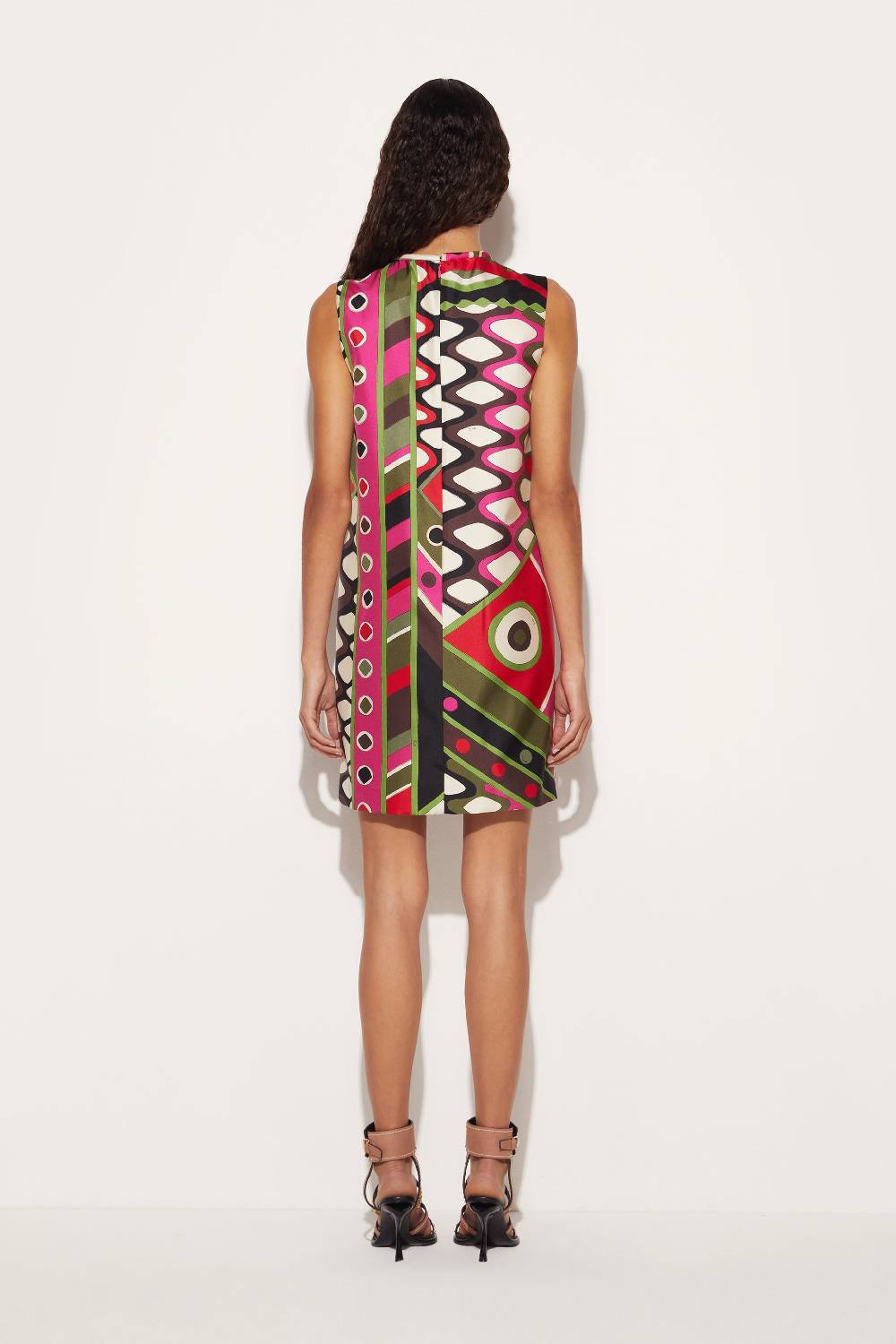 Pucci Mini abito in seta con stampa Vivara Italia