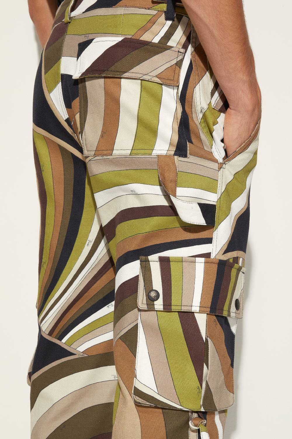 Pucci Pantaloni cargo con stampa Iride Offerta speciale della fabbrica
