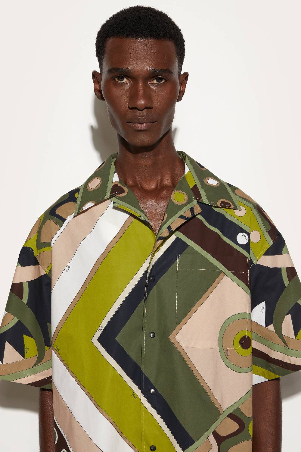 Pucci Camicia da bowling con stampa Vivara Nuovo