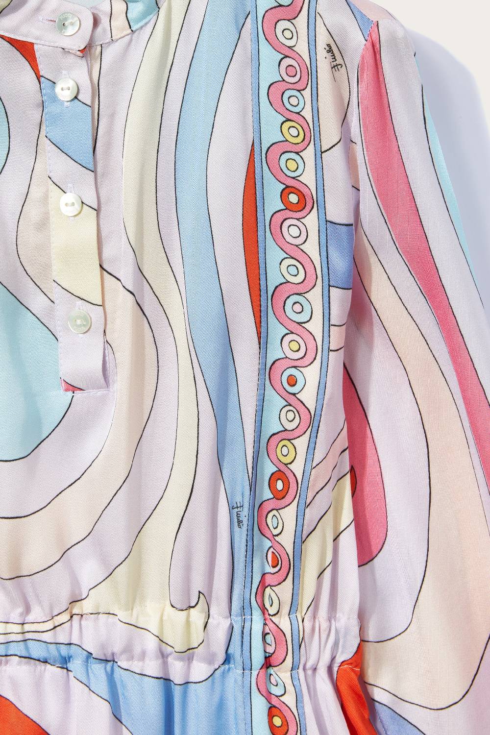 Pucci Abito con stampa Marmo Prezzo Ridotto