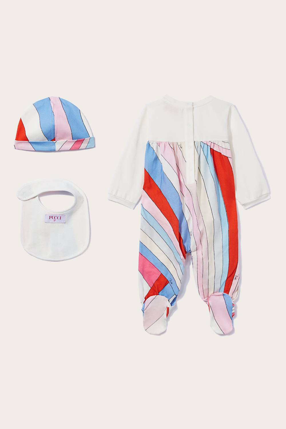 Pucci Completo neonato con stampa Iride Presa
