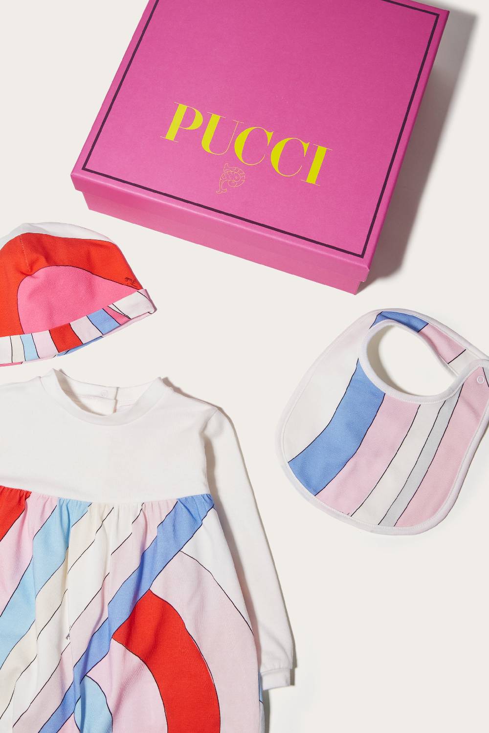 Pucci Completo neonato con stampa Iride Presa