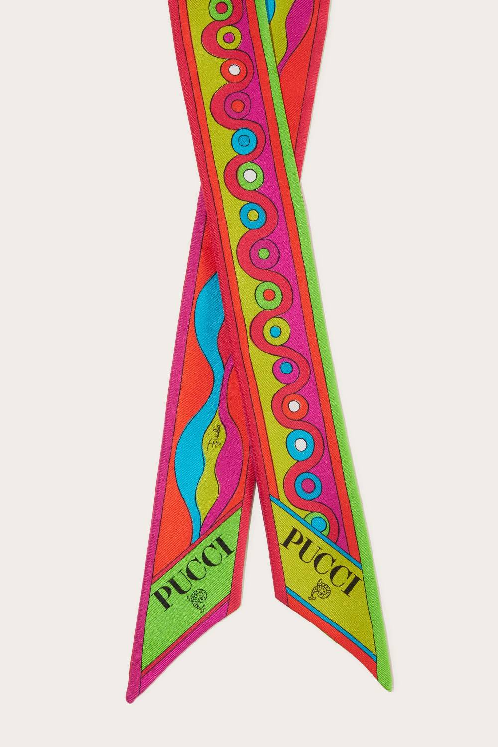 Pucci Foulard in seta con stampa Iride Online