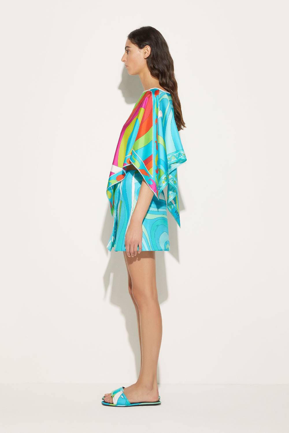 Pucci Top in seta con stampa Iride Outlet