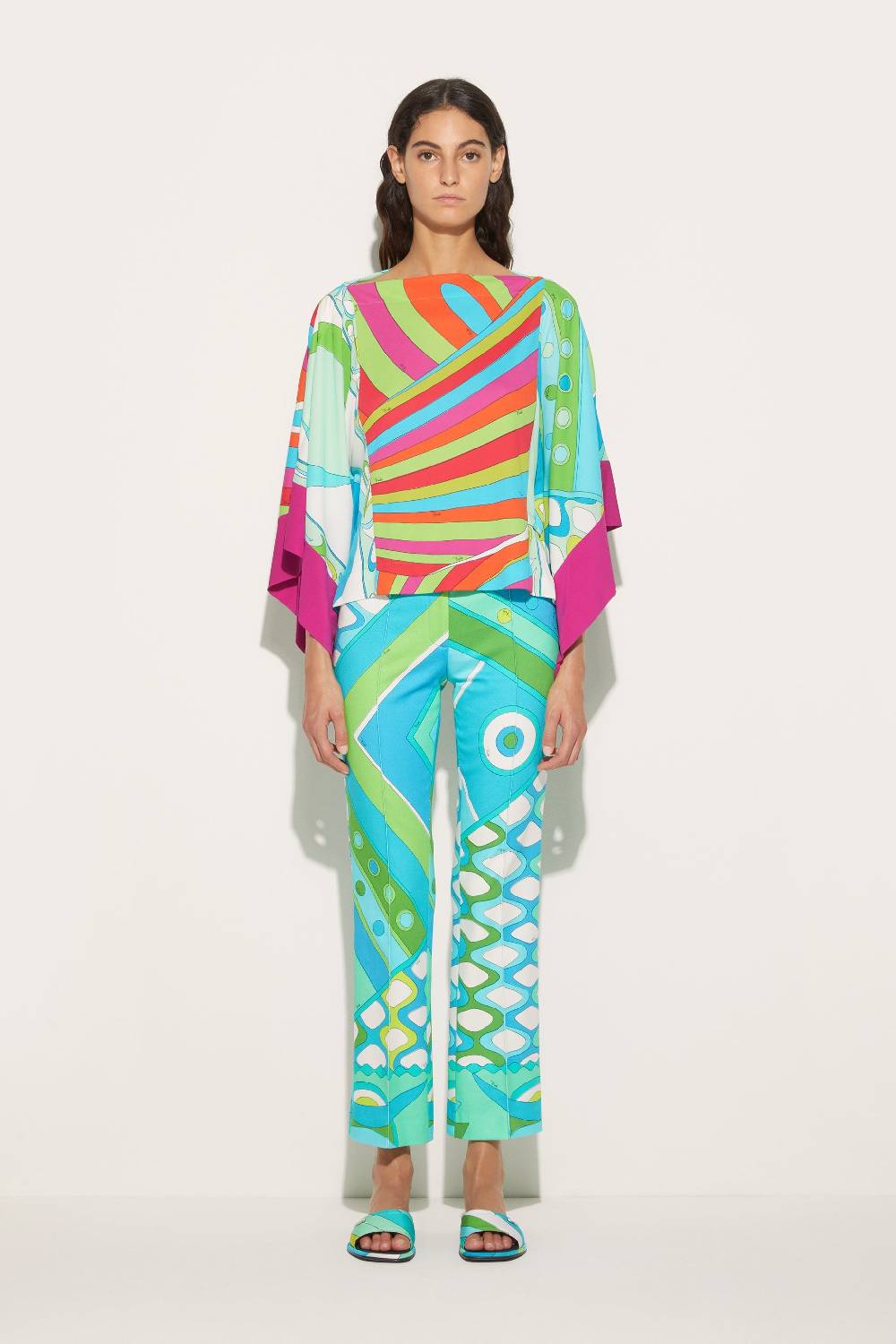 Pucci Top kaftano con stampe patchwork Hotsell