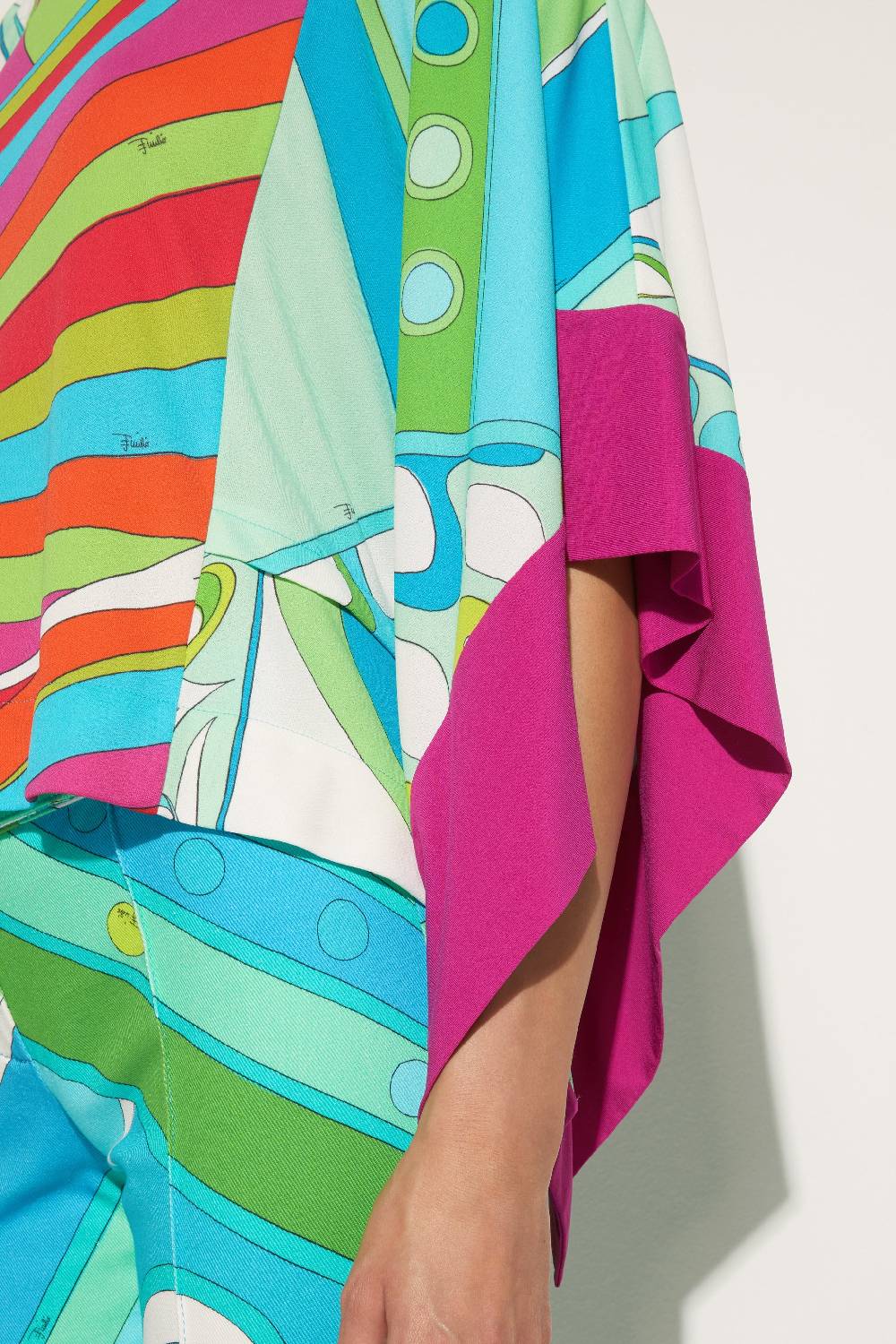 Pucci Top kaftano con stampe patchwork Hotsell