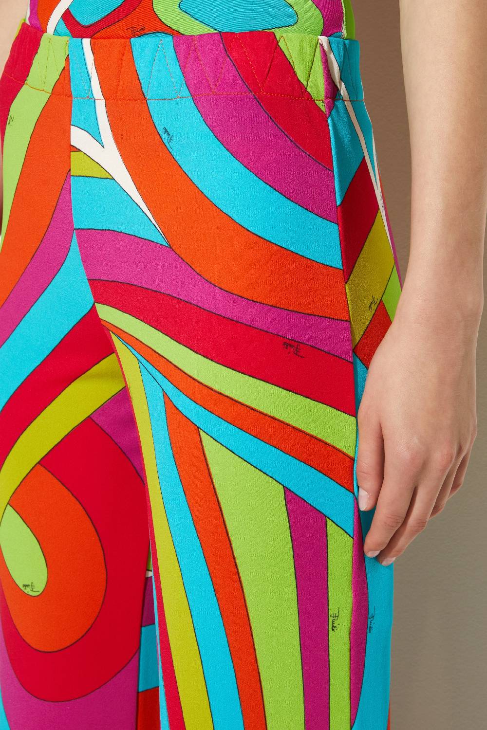 Pucci Pantaloni con stampa Iride Vendita Calda