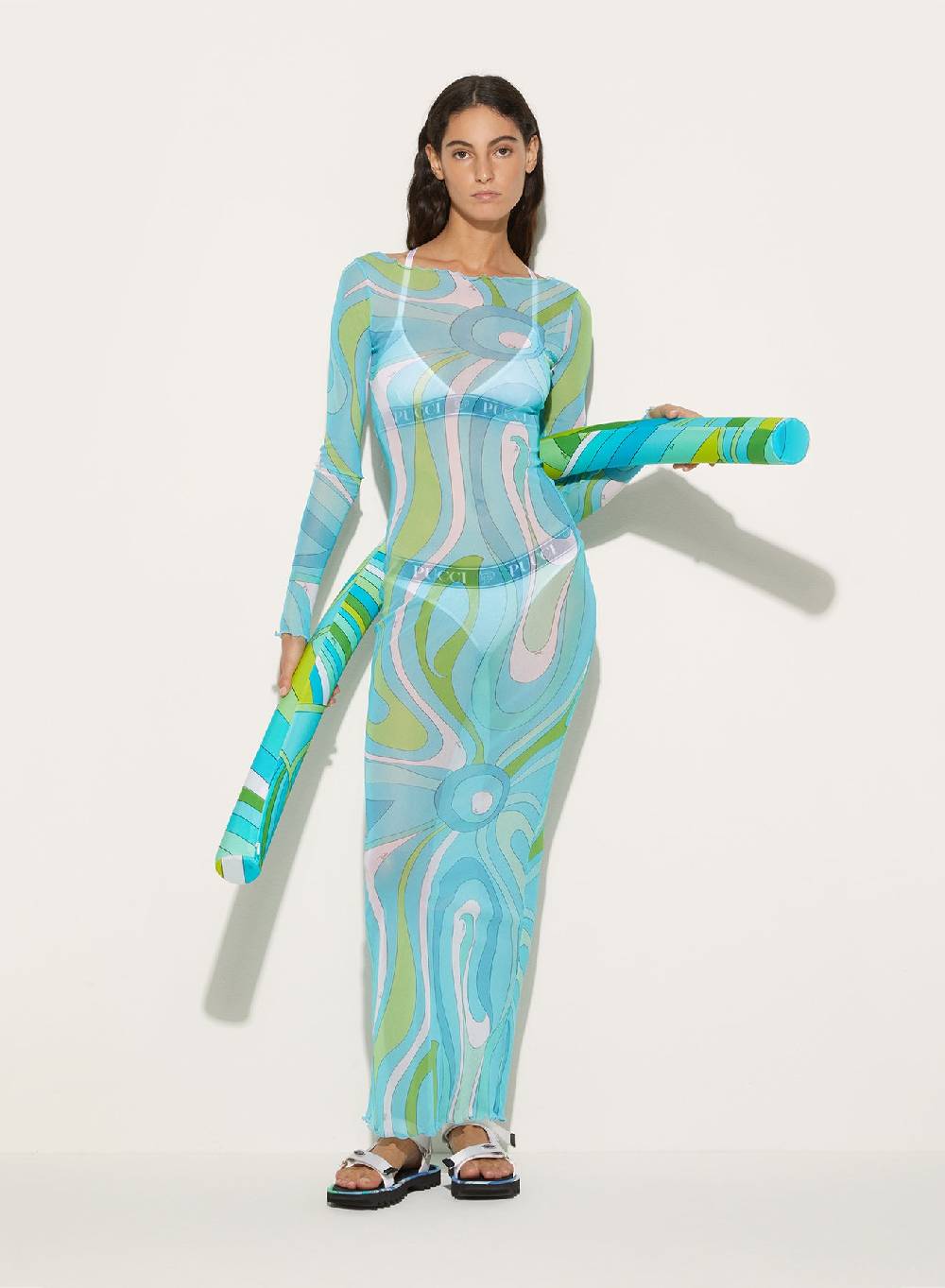Pucci Galleggiante con stampa Iride Italy