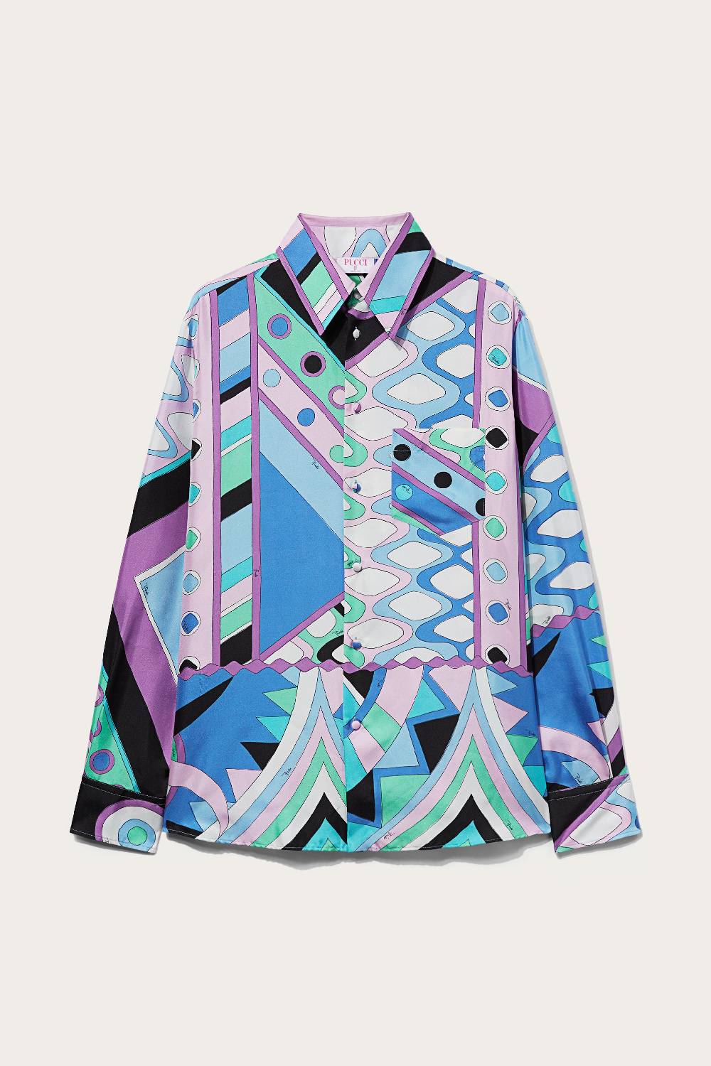 Pucci Camicia in seta con stampa Vivara Qualità Garantita