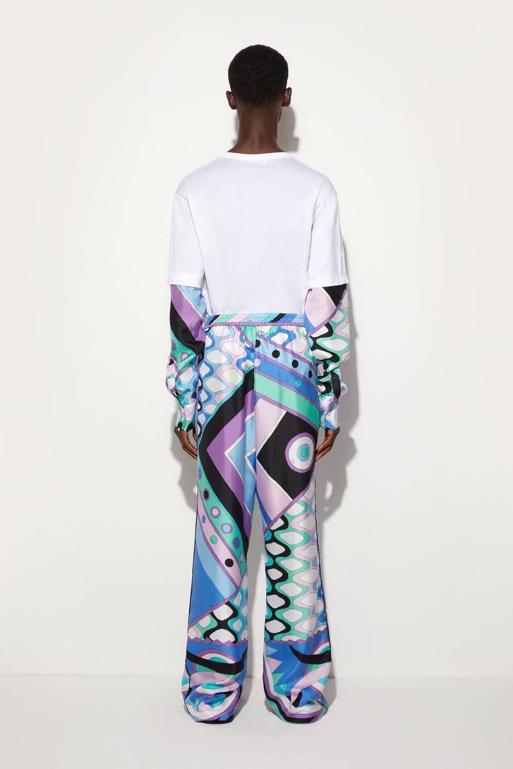 Pucci Pantaloni in seta con stampa Vivara Negozi Online