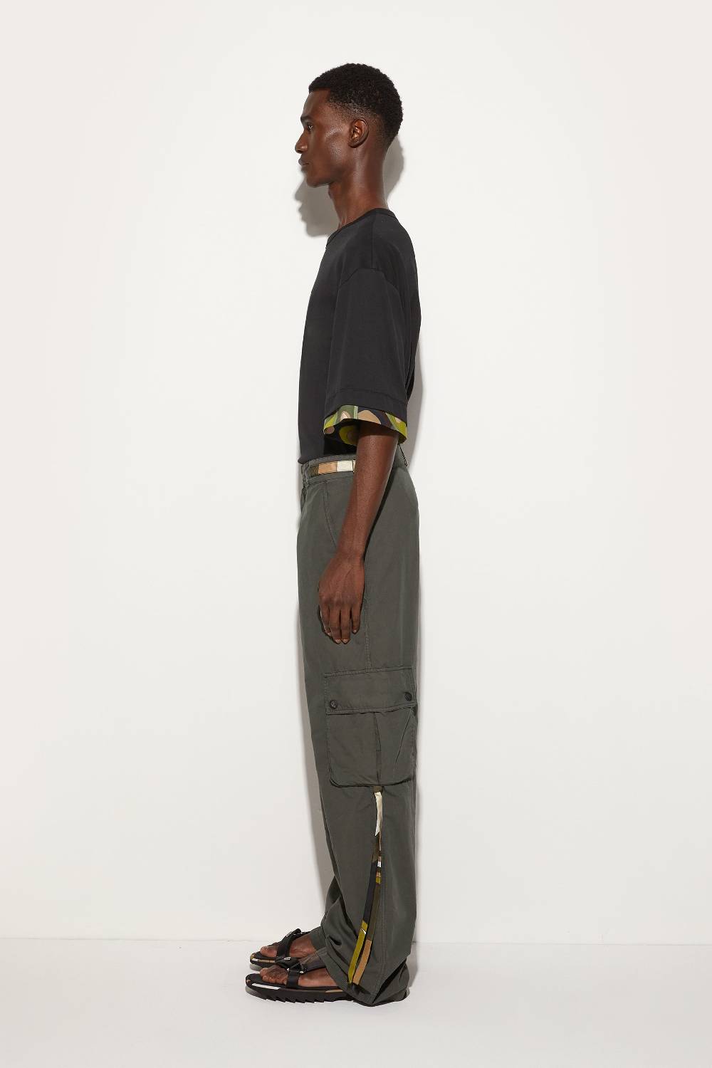 Pucci Pantaloni cargo toile di cotone Consegna Veloce